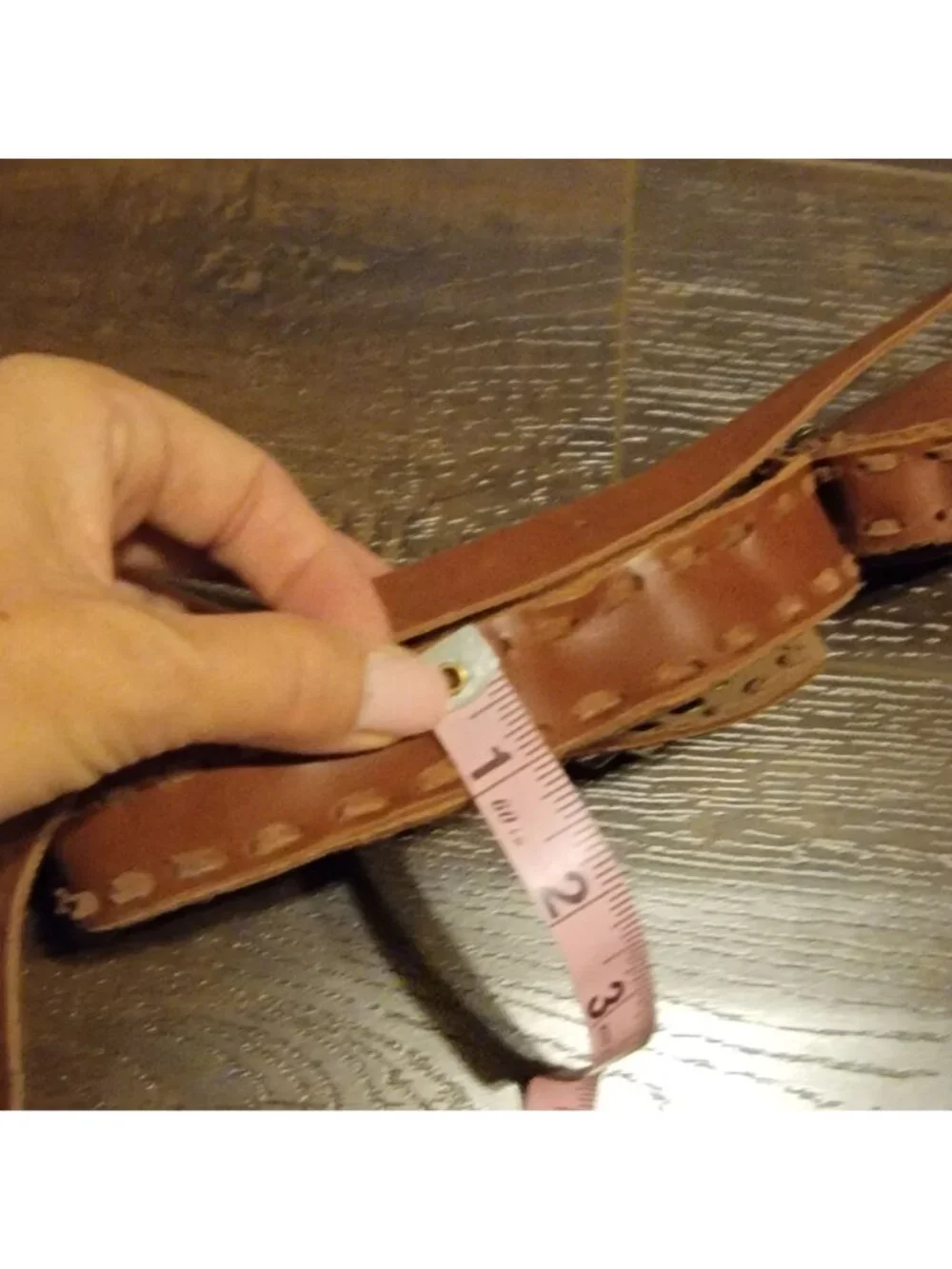 Free People Lucky Stars Leather Pocket Belt Country Western Festival Womens S M